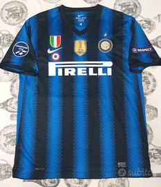 maglia shirt Inter 2010/2011 full patch Home Nike
