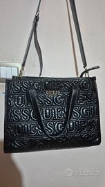 Borsa guess nera da donna