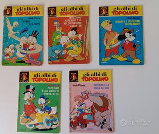 Fumetti Albi di Topolino anni 60 - 5 numeri