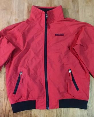 Woolrich giacca a vento rossa neve 12 anni bambino
