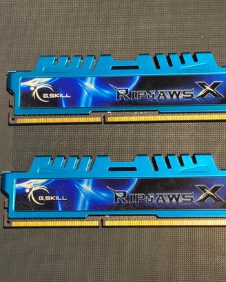 8 GB ram PC3 2400 CL11 ddr3 G.SKILL RipjawsX