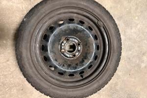 Cerchi e gomme termiche fiat panda lancia ypsilon