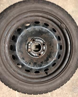 Cerchi e gomme termiche fiat panda lancia ypsilon