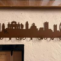 Atalanta appendiabiti in ferro battuto Zapata