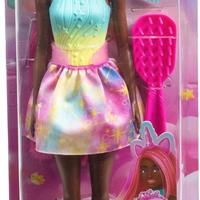 Barbie - Unicorno Capelli Fantasia, bambola