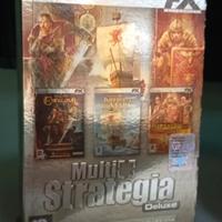 3 videogiochi strategia Deluxe PC FX  collection