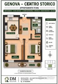 Centro Storico trilocale arredato