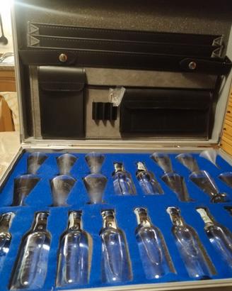 Miniature botanicals gin Bombay in valigetta