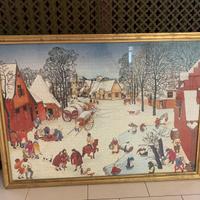 Puzzle “Inverno” di Ermes Miceli con cornice