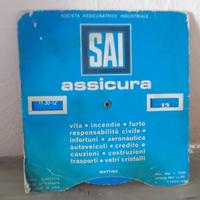 Antico disco orario assicurazioni SAI