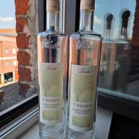 2 Bottiglie vuote Grappa Barbera Berta Angelo