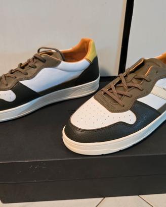 Scarpe d.a.t.e. Verdi e bianche sneakers uomo 45