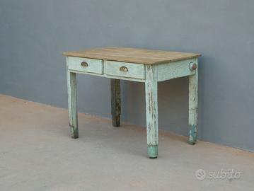 Tavolo mattarello da cucina laccato Shabby Chic