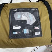 Campeggio tenda per famiglia