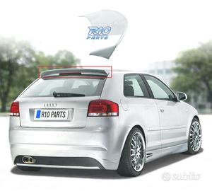SPOILER TETTO AUDI A3 8P 3P 03-08