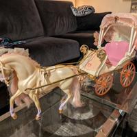 Barbie Horse and Carriage Italy Mattel 1991