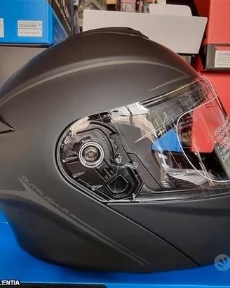 Casco modulare sena outrush r bluetooth matt black