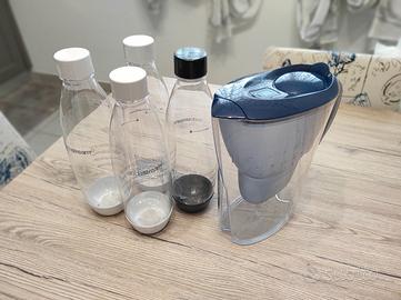 Caraffa Brita e bottiglie sodastream