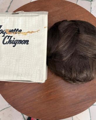 Chignon capelli naturali vintage anni ‘60 USA