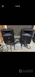 Impianti Karaoke complero casse mixer microf