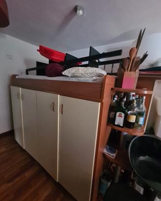 Armadio letto fatto su misusa