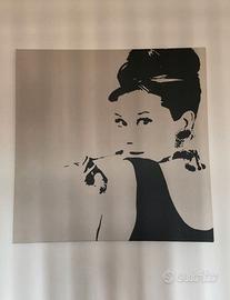 tela quadro stampa Audrey Hepburn 