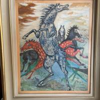 m. Morigi  quadro Cavalli 