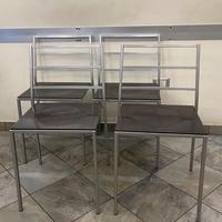 Sedie legno ed acciaio Calligaris