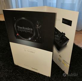 Brochure Technics 1210 mk7 l'erede dell' mk2