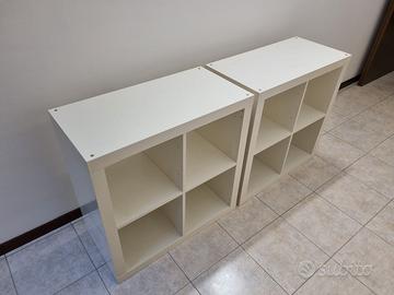 Ikea KALLAX bianco 4x4 | 2 scaffali