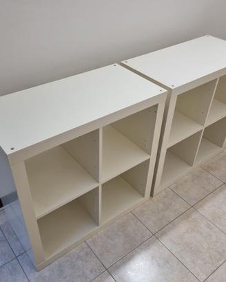 Ikea KALLAX bianco 4x4 | 2 scaffali
