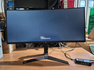 MONITOR PC LG 34UC89G-B CURVED - RIGHE DISPLAY