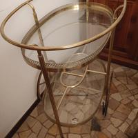 carello ottone vintage porta alcolici