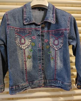 Giubbotto jeans bambina