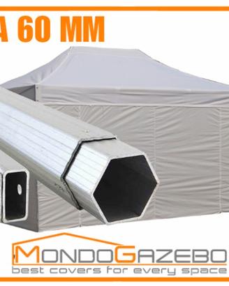Gazebo pieghevole 3x4,5 alluminio 4,5x3