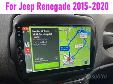 Jeep Renegade navigatore android 4+64 carplay