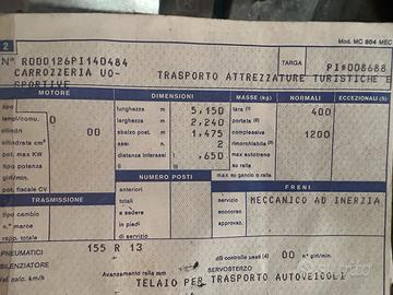 Rimorchio ellebi lba800