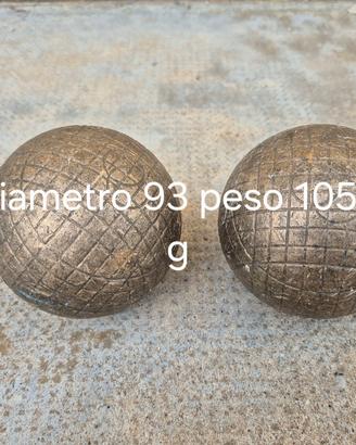 2 bocce da gioco
