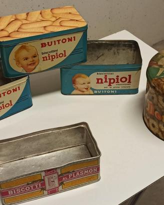 Scatole latta Buitoni  Plasmon e Doria