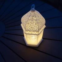 porta candela led stile orientale