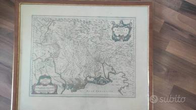  Mappa Friuli Janssonius Amsterdam 1638-1640