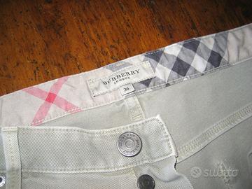 Pantalone Burberry W36 colore coloniale