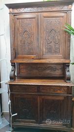 credenza in noce