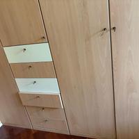 Armadio ad angolo + letto singolo