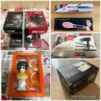 Set cura dei capelli composto da 8 accessori nuovi