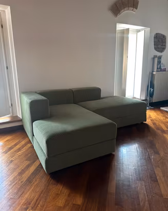 Divano verde Jattebo Ikea