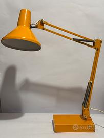 Lampada da tavolo vintage anni ’70 gialla