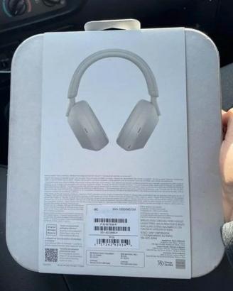 WH-1000XM5 latest SONY wireless white silver NUOVO
