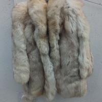 pelliccia volpe bianca