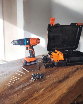Avvitatore Trapano Battente Black & Decker 18 V 